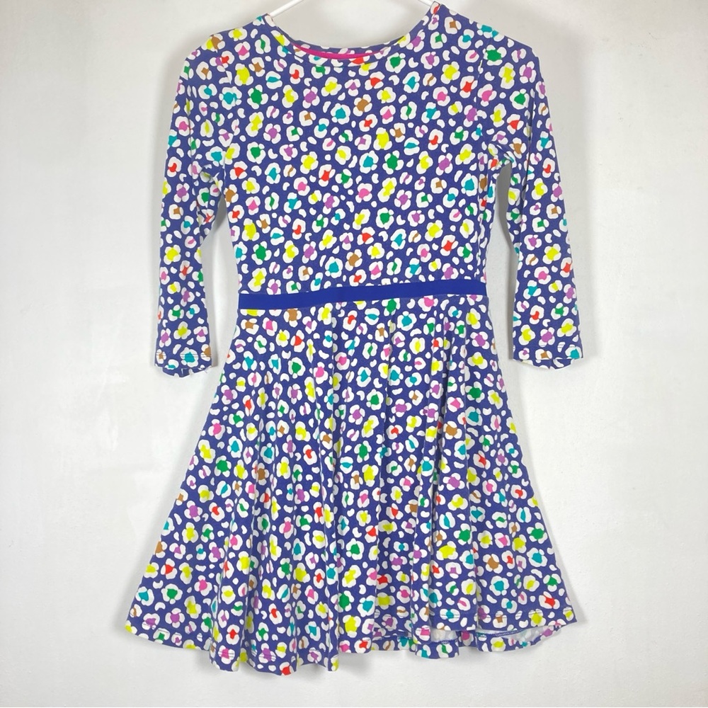 Mini Boden Skater Dress Girls Multicolored 9-10 Yr.  140